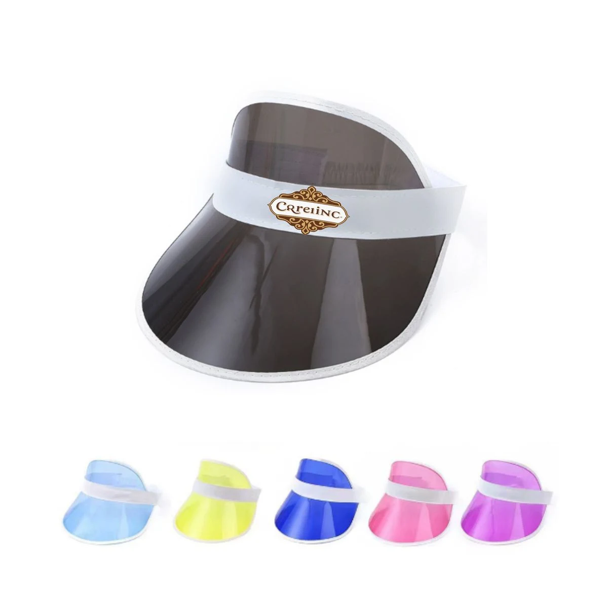 PVC Candy Color Cummer Sun Hat 1
