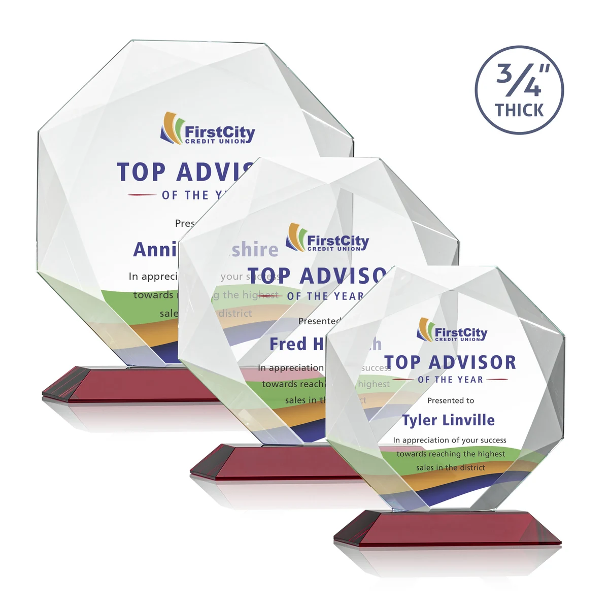 Bradford VividPrint™ Award - Red 1