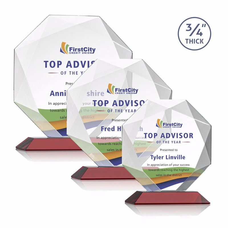 Bradford VividPrint™ Award - Red