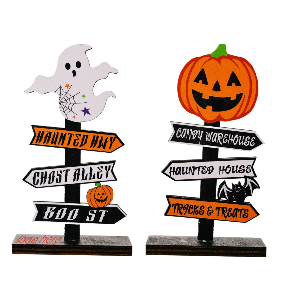 Halloween Wooden Ornaments 1