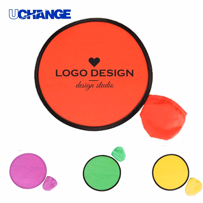 Foldable Flying Disc With Pouch for Events