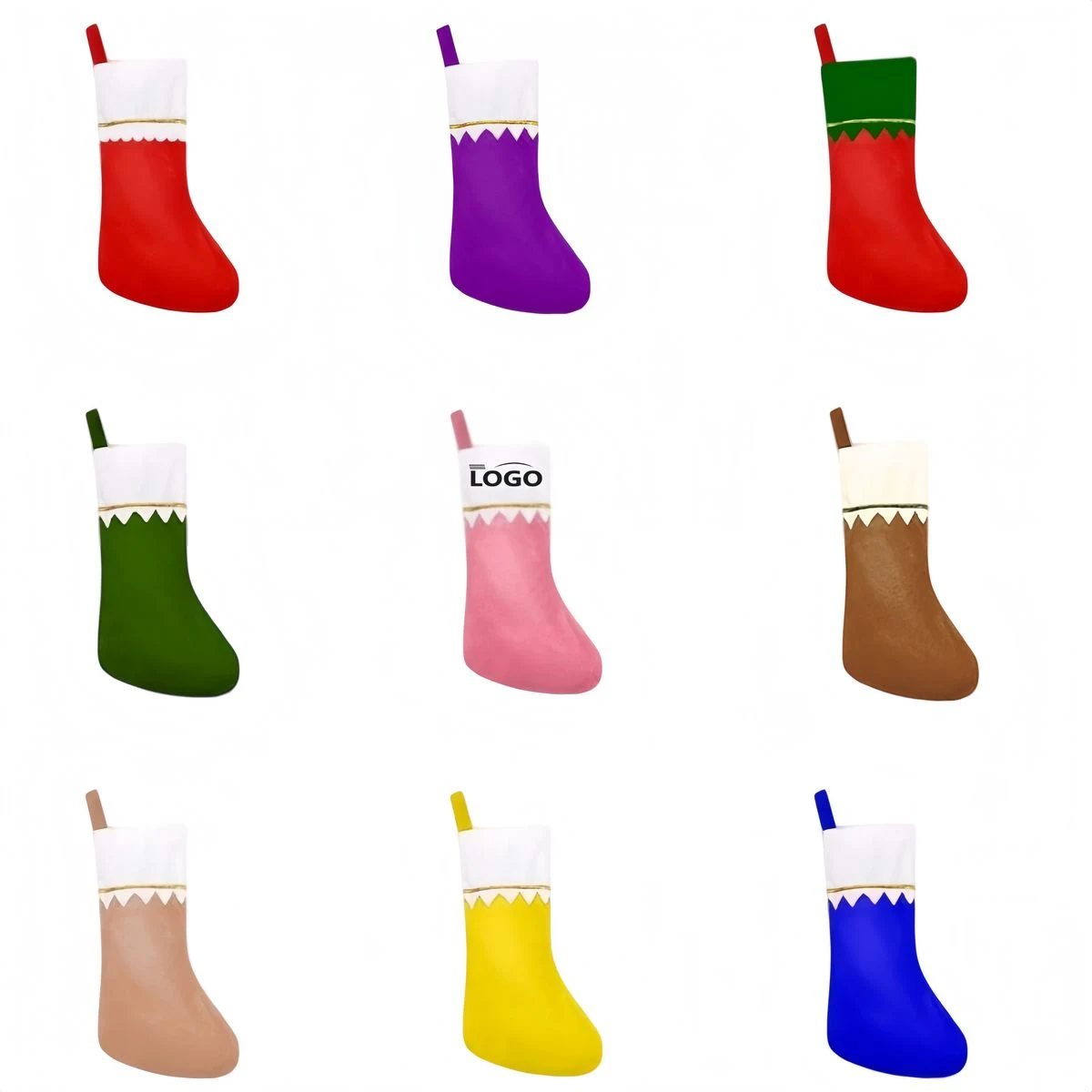 MOQ10 Felt Christmas Stockings 1