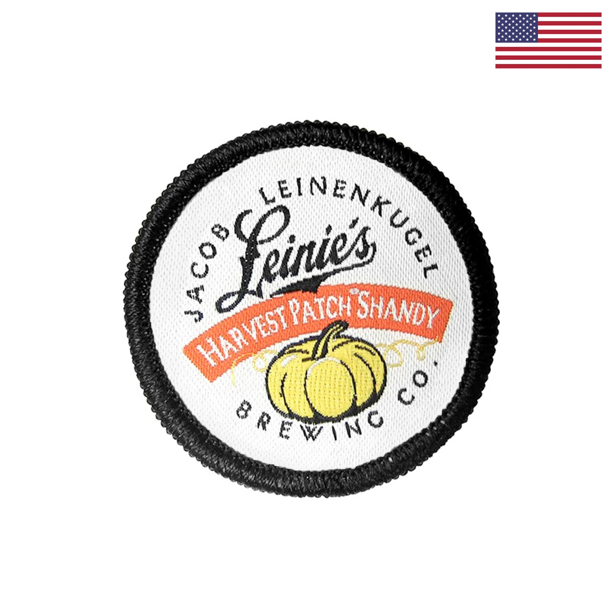 Woven Patch (Iron-On) Up To 14 Sq. In. w/ Merrowed Edge 1