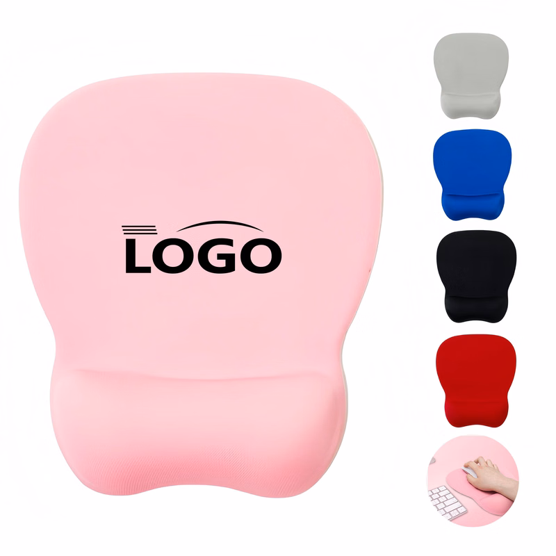 Memory Foam Ergonomic Mouse Pad with Wrist Rest