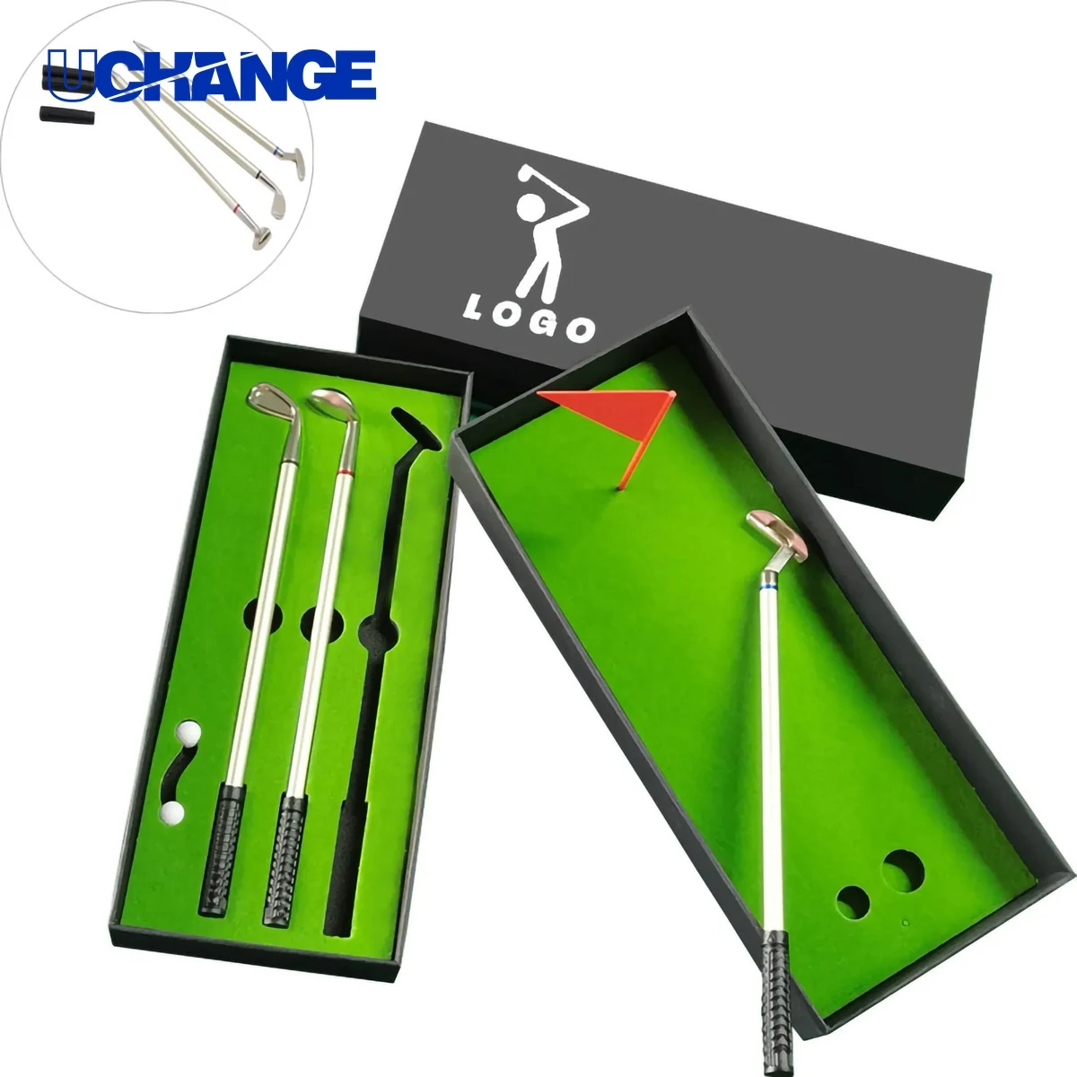 Mini Golf Ballpoint Pen Gift Set 1
