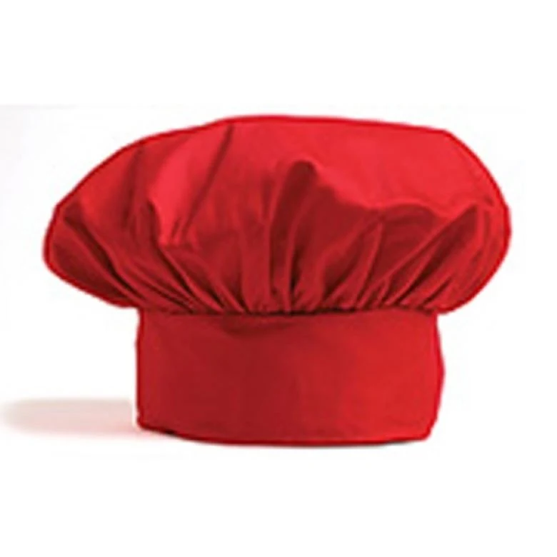 Red Chef Hat Low Crown 1