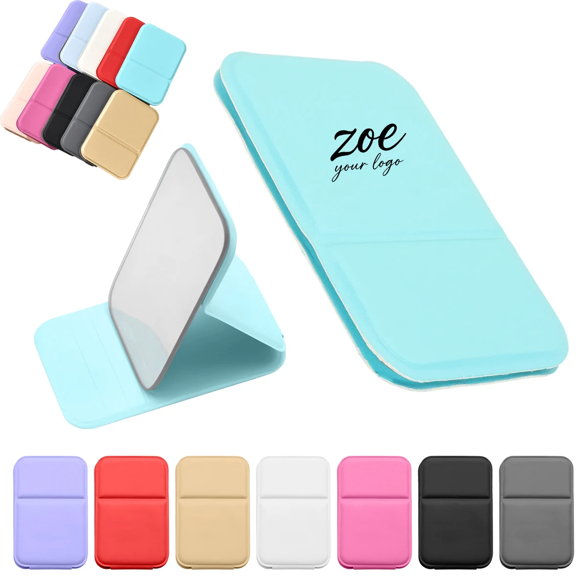 Portable Folding Makeup Mirror With Stand 1