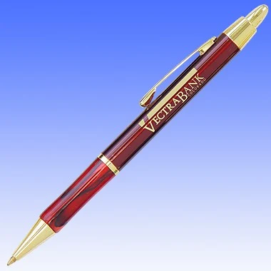 SAMY MARBLELIZED GRIP BRASS PEN 1