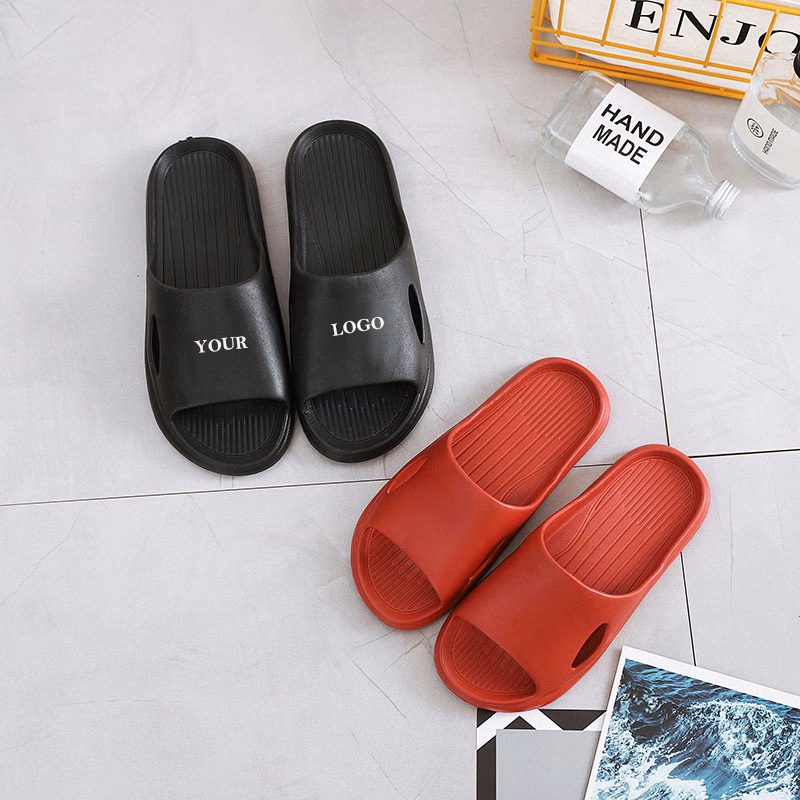 Pure Color Slippers Indoor House Slide Sandals