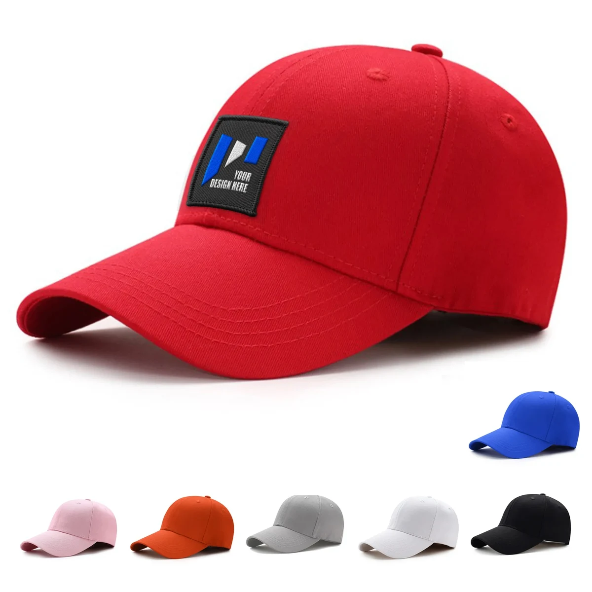 Cotton 6 Panel Baseball Cap 1