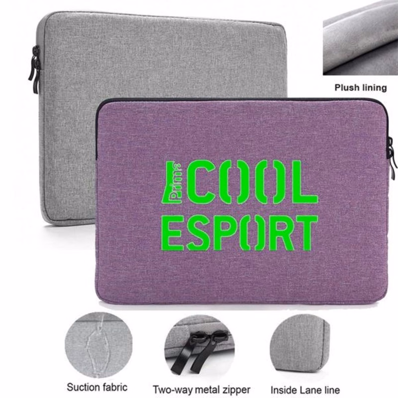 Polyester Laptop Sleeve w/ Suction Fabric & Plush Interior