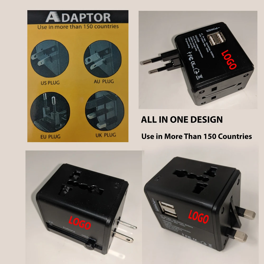 Multi-Nation Travel Adapter with USA Charger 1