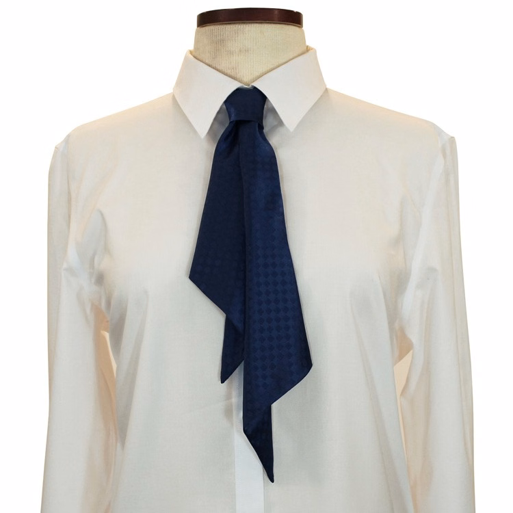 CLOSEOUT - Royal Blue Beckett Polyester Ladies Ascot