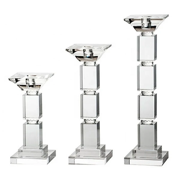 Crystal Tealight Table Candlesticks 1