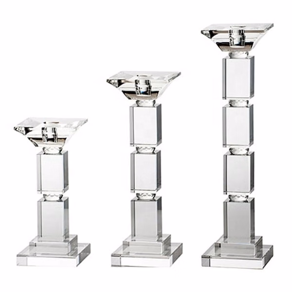 Crystal Tealight Table Candlesticks