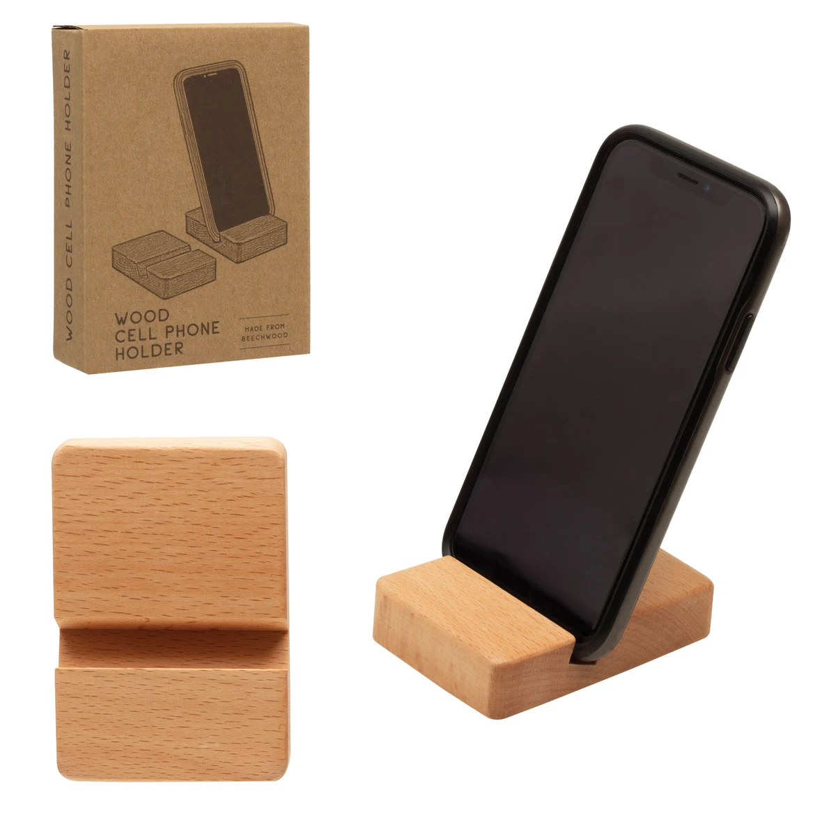 Wood Cell Phone Holder 1