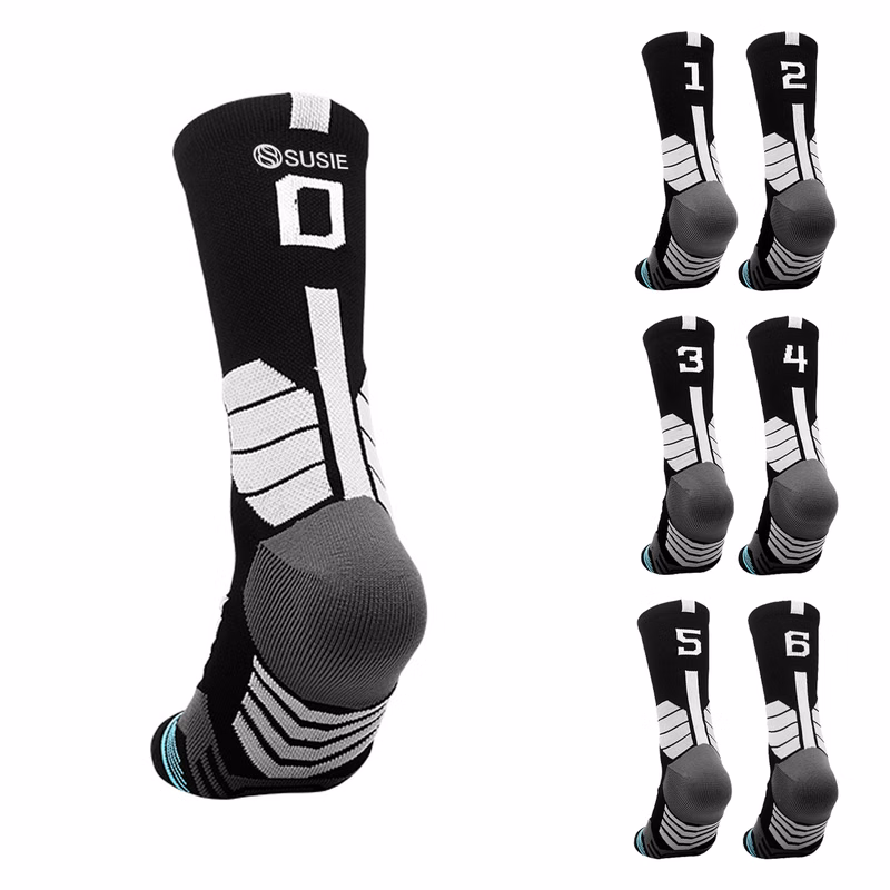 Custom Team Number Crew Socks