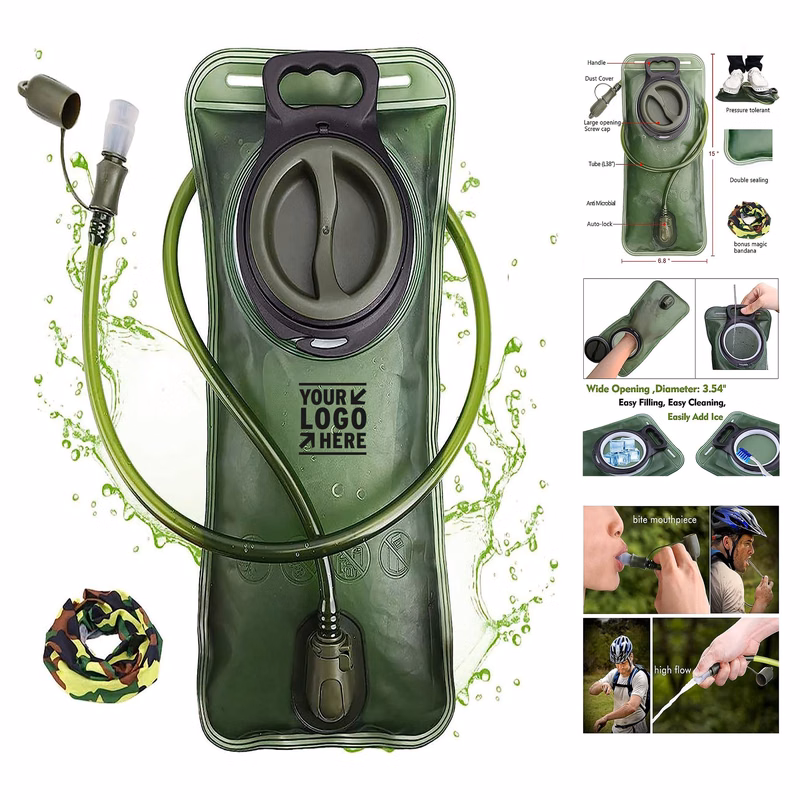1.5L-2L-3L BPA-Free Hiking Backpack Leak Proof Water Reservoir Storage Bag Water