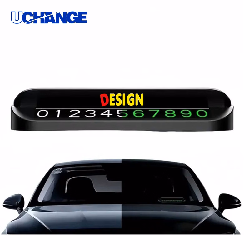 Car Parking Number Card