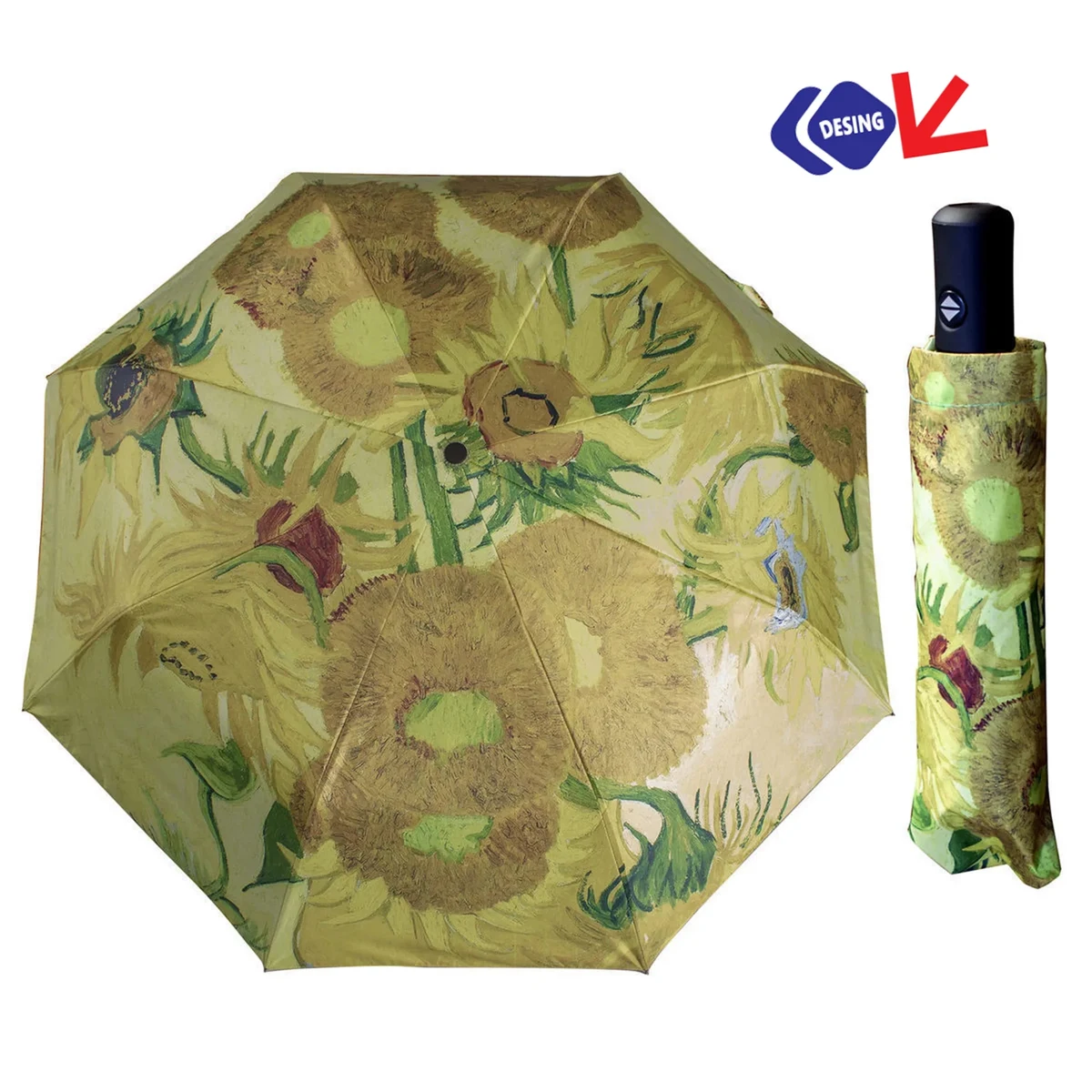 Sublimation Full Color Sunscreen Folding Automatic Eight-Bon 1