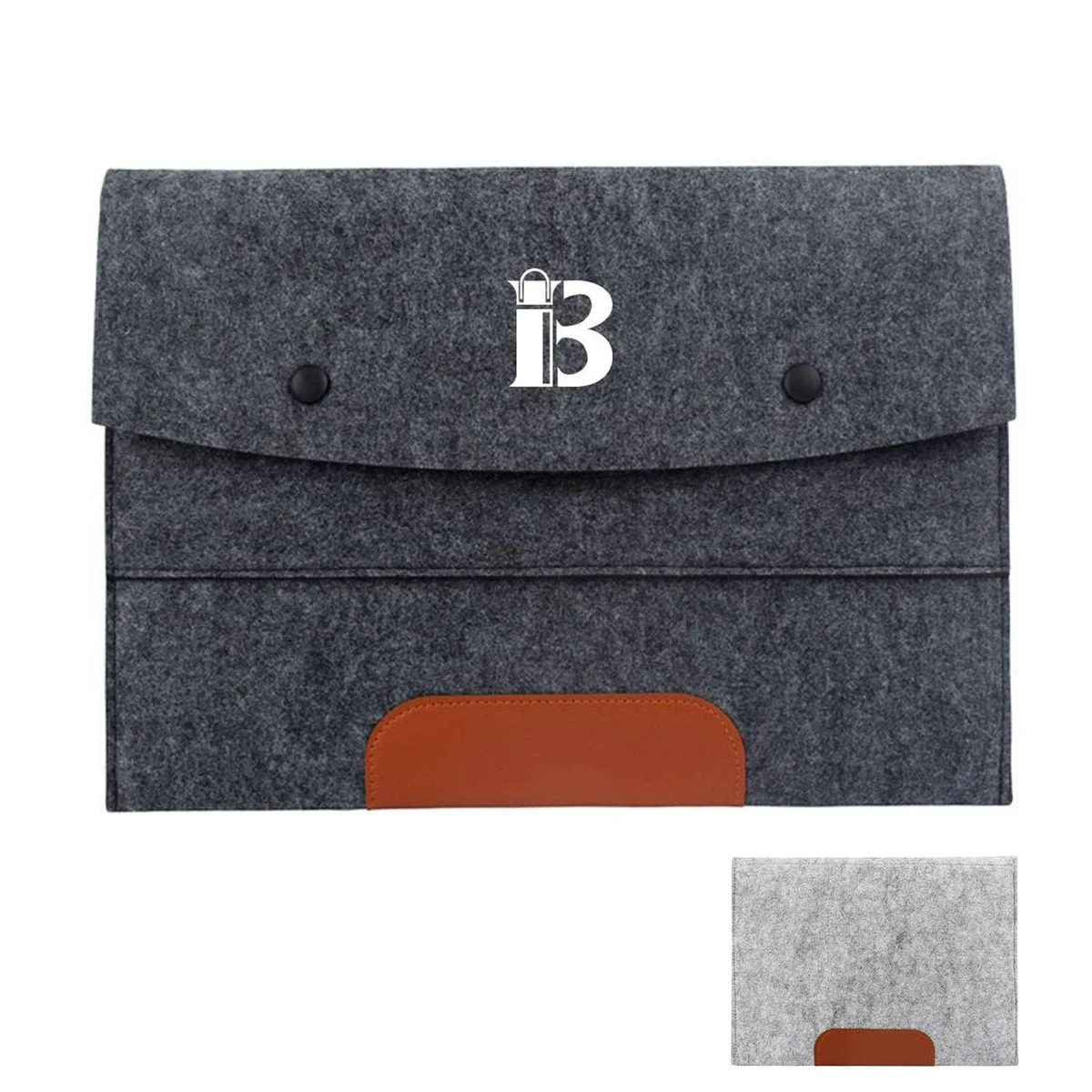 Clamshell Felt Laptop Sleeve 1