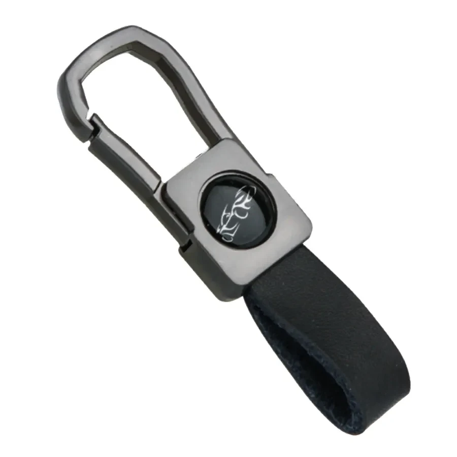 Gun Metal Caribiner Keychain 1