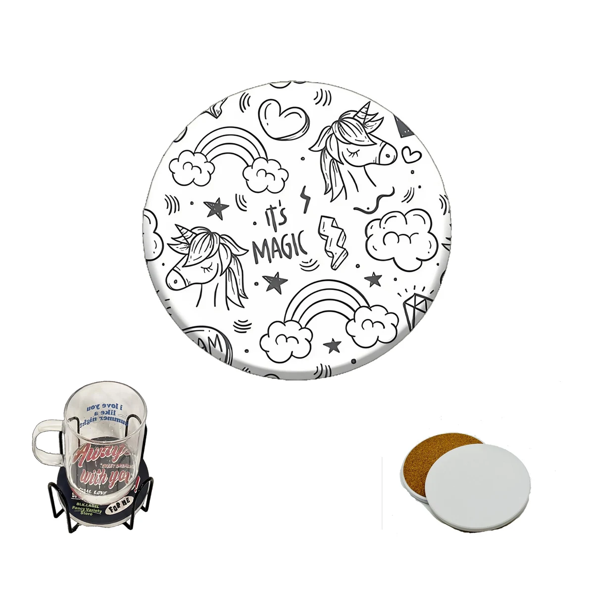 Water Absorbing And Anti Slip Coaster 1