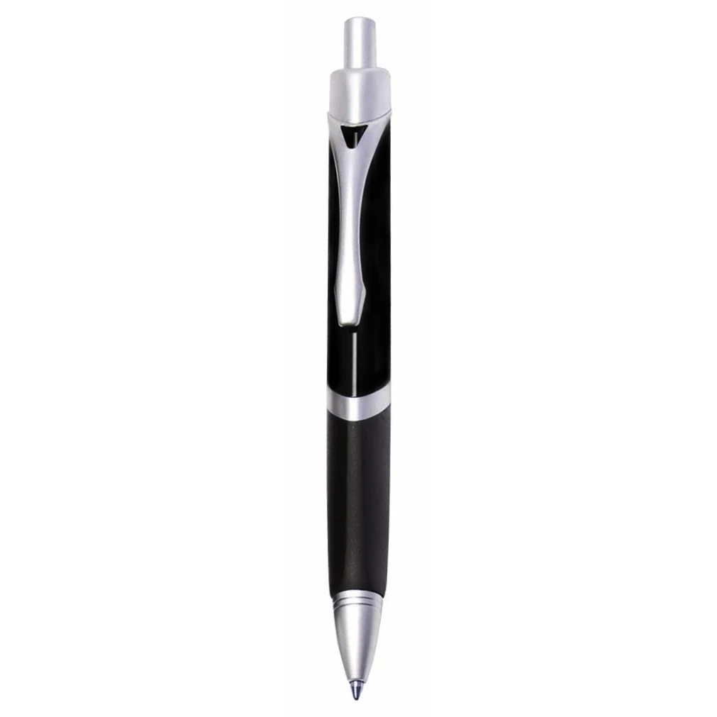 Intriad Triangular Retractable Ballpoint Pen with Rubber Grip 1