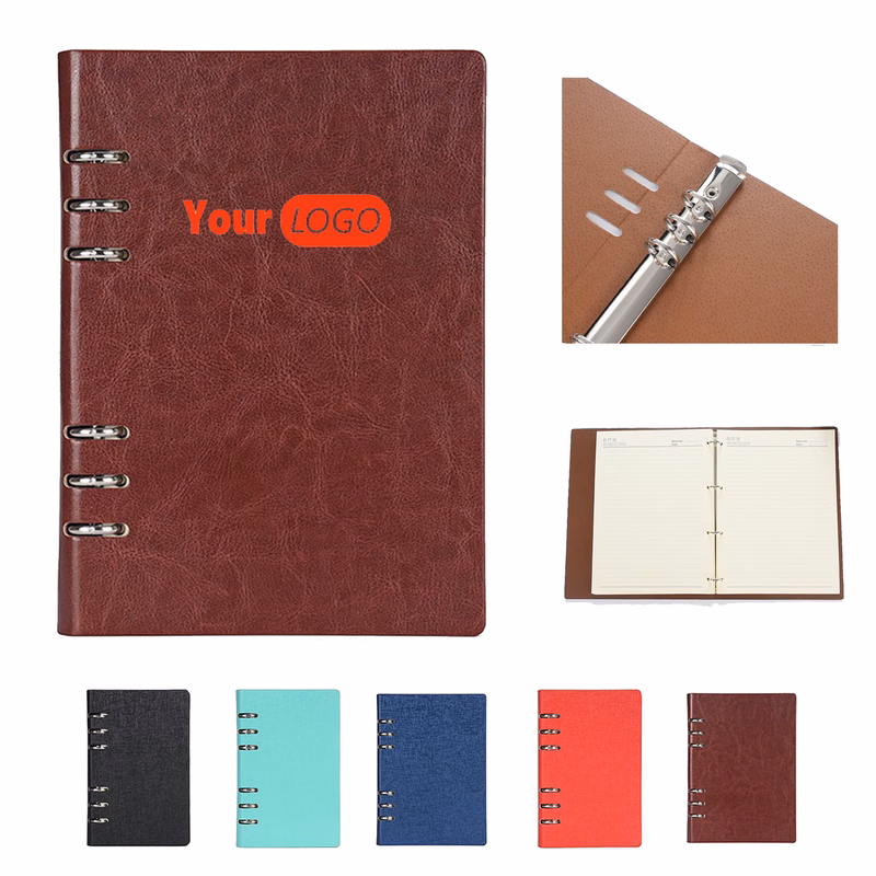 oft PU Leather Loose leaf Magnetic Notebook