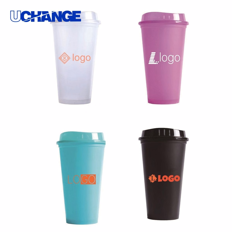 Changing Coffee Cup Container with Lid (16oz)