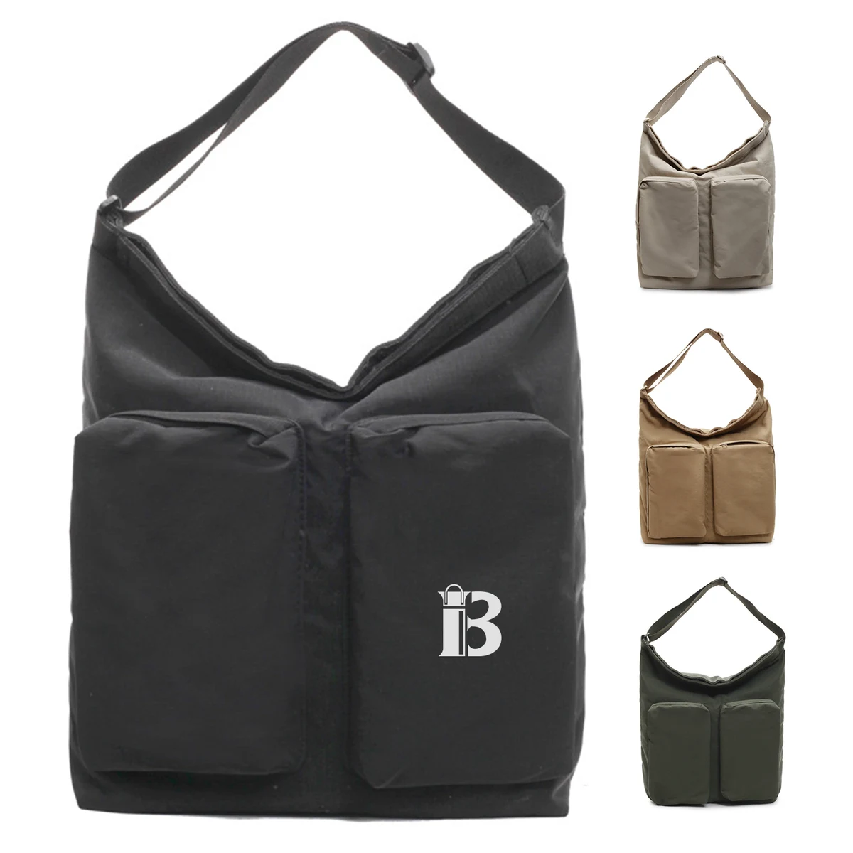 Large Capacity Nylon Crossbody Shoulder Bag 1