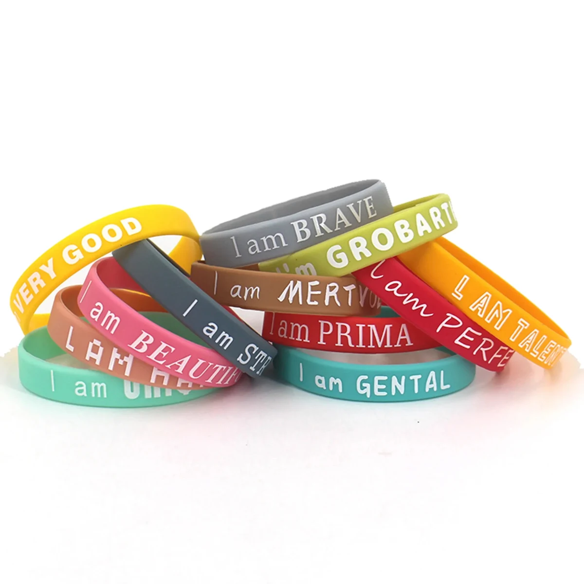 Rubber Bracelets Silicone Wristbands 1