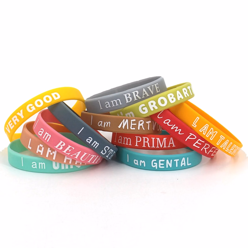 Rubber Bracelets Silicone Wristbands
