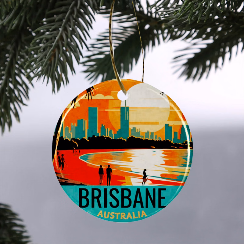 Full Color Ceramic Ornaments