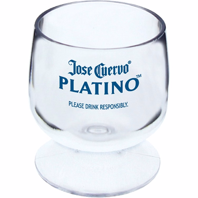 2oz Plastic Brandy Snifter Sampler