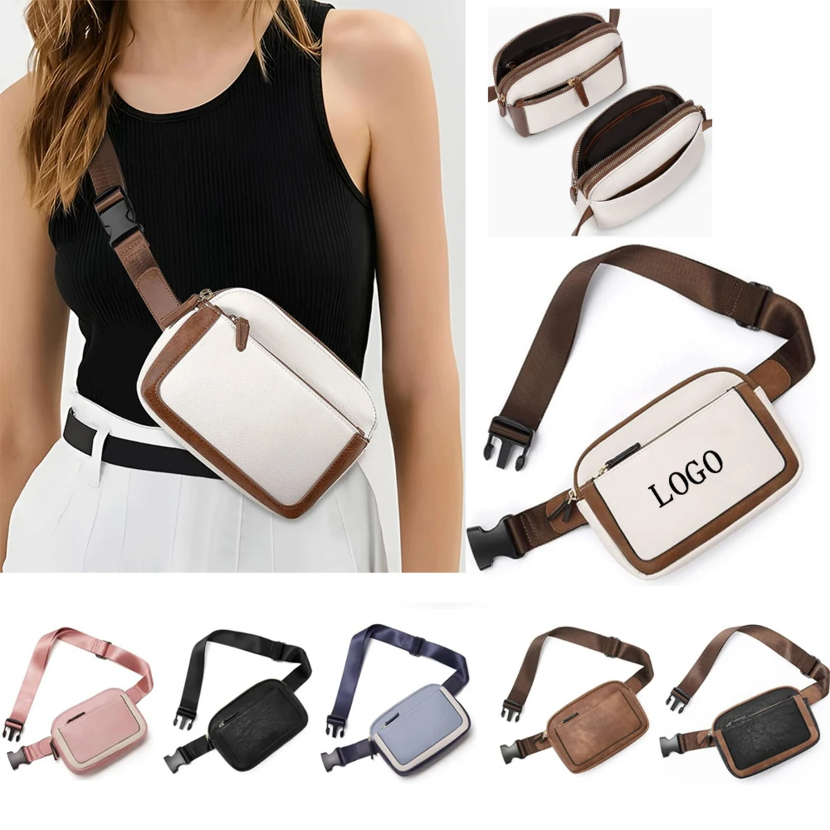 PU Leather Fanny Pack 1