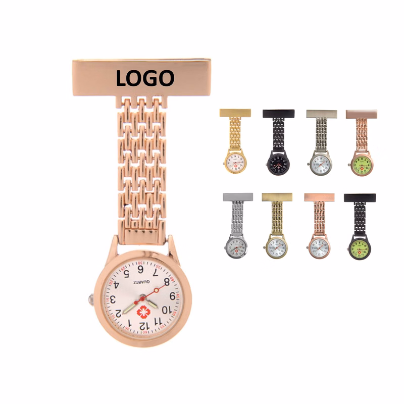 Medical Pocket Metal Luminous Nurse Watch
