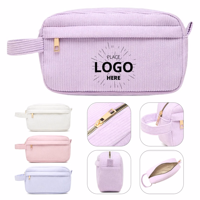 Corduroy Makeup Storage Bag