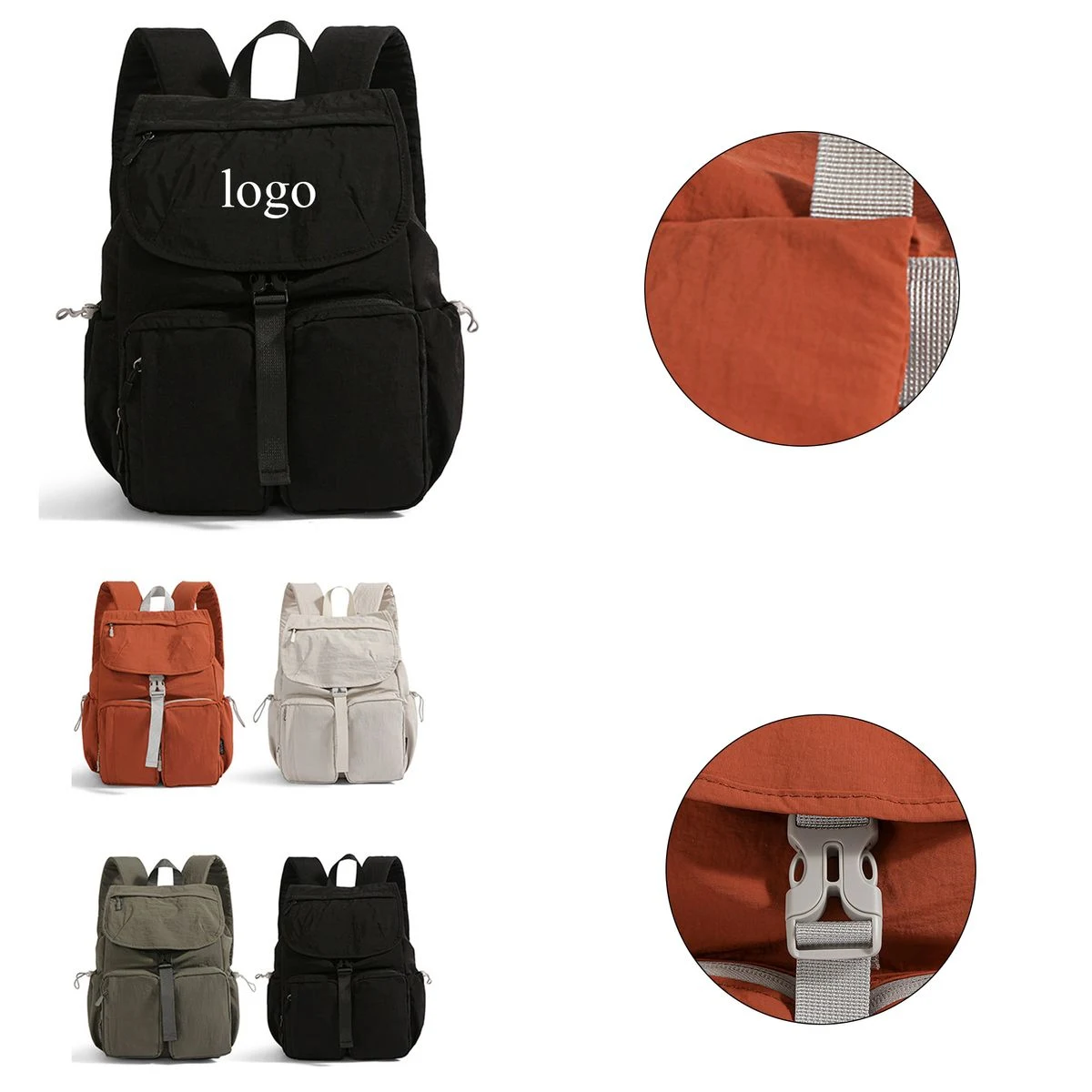 Japanese Style Lightweight Custom Backpack 1