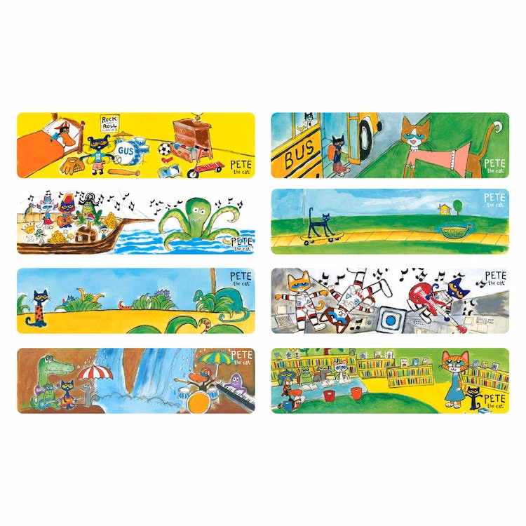 Pete the Cat Bookmarks - 8 Designs