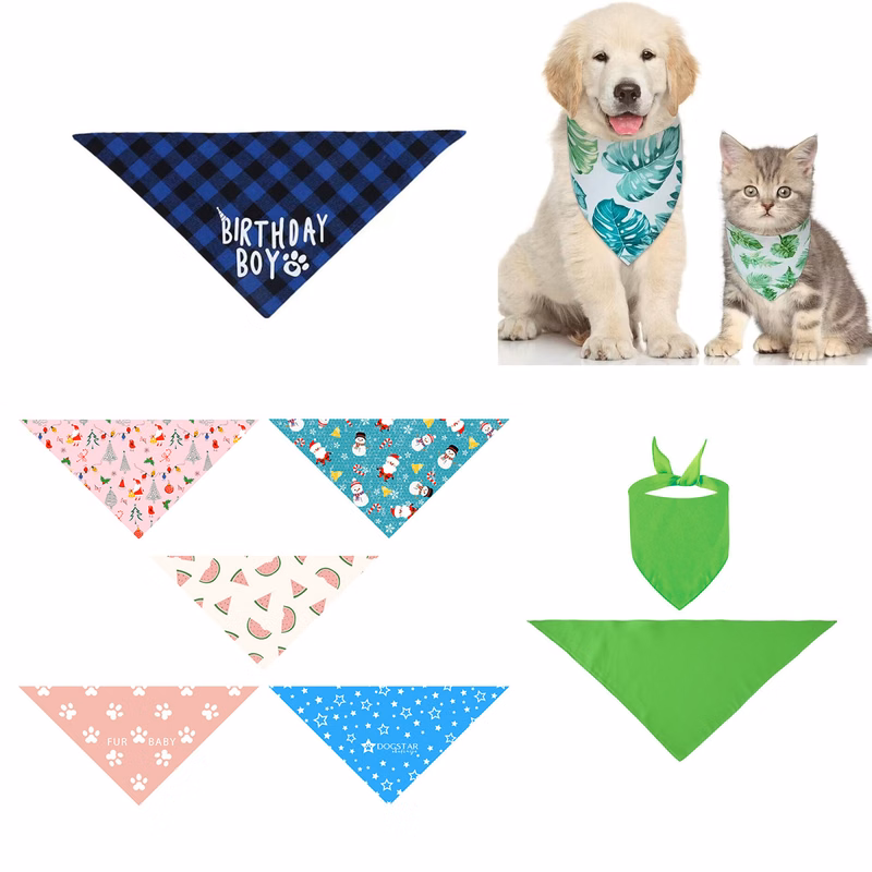 Printed Pet Headband Custom Bib