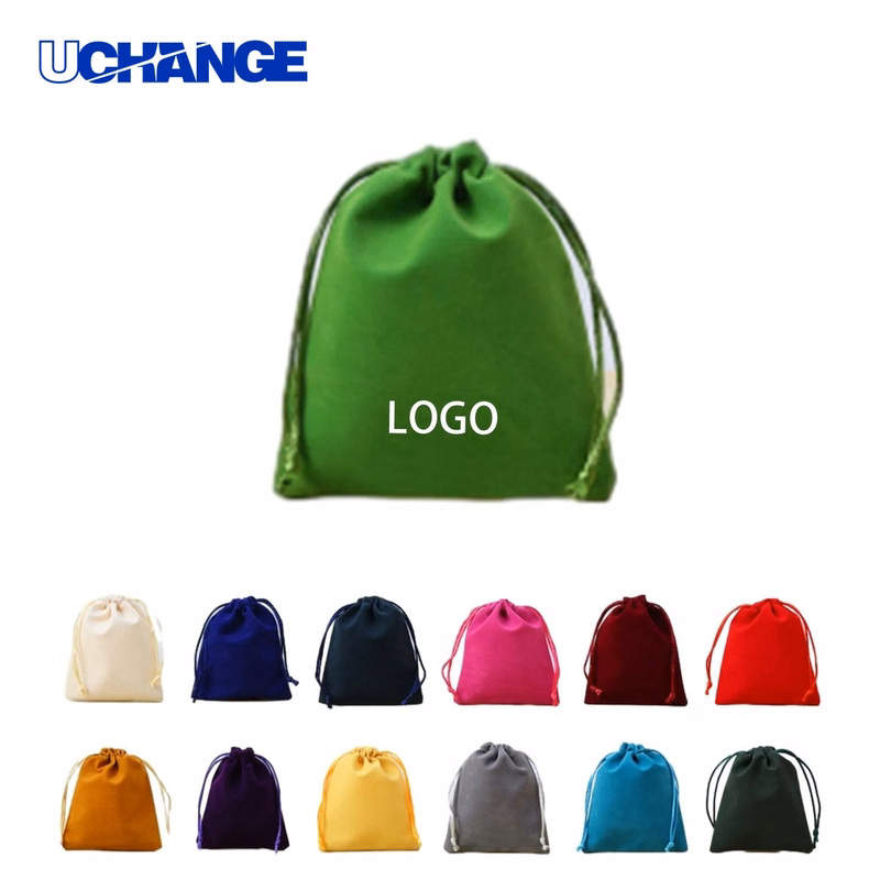 Pile Coating Jewelry Drawstring Bag Organizer 5.9" x 7.9"