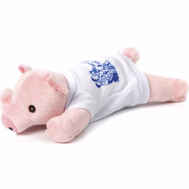 So Soft 8" Laying Beanie Animal- Pig