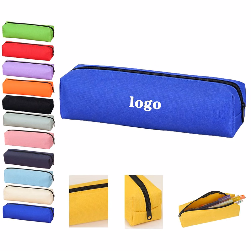 Multi Color Custom Logo Oxford Pencil Storage Pouch