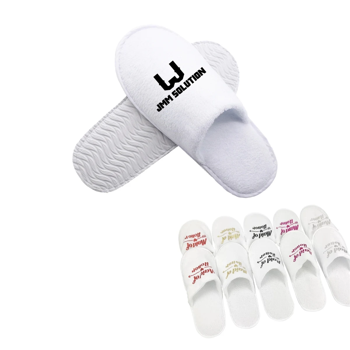 Non Slip Disposable Hotel Slippers 1
