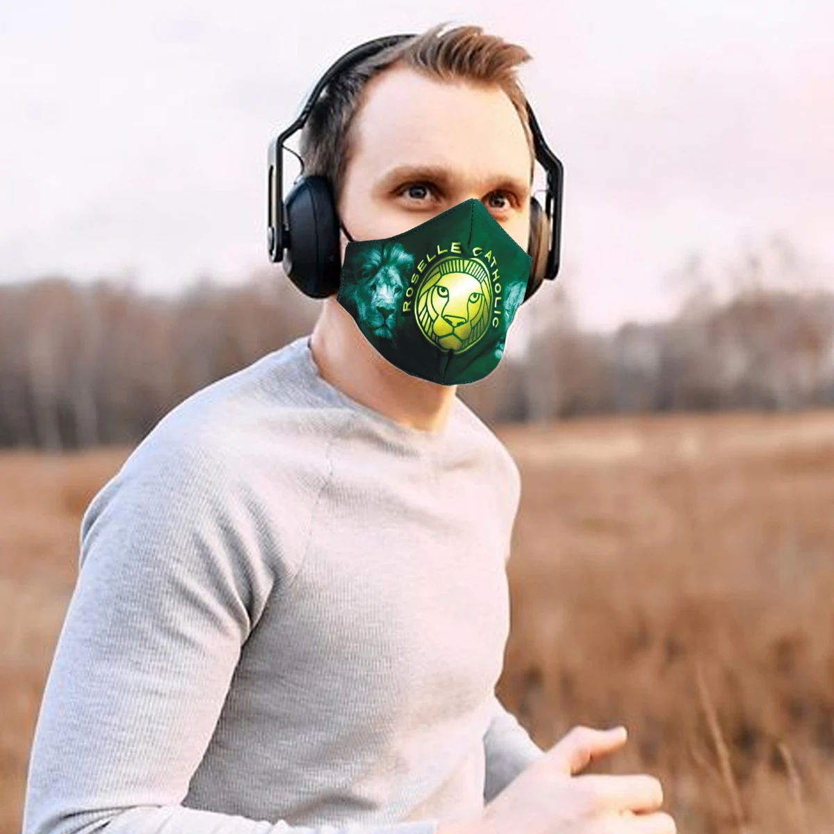 5 Layer Full Color Face Mask w/ Adjustable Ear Loop 1