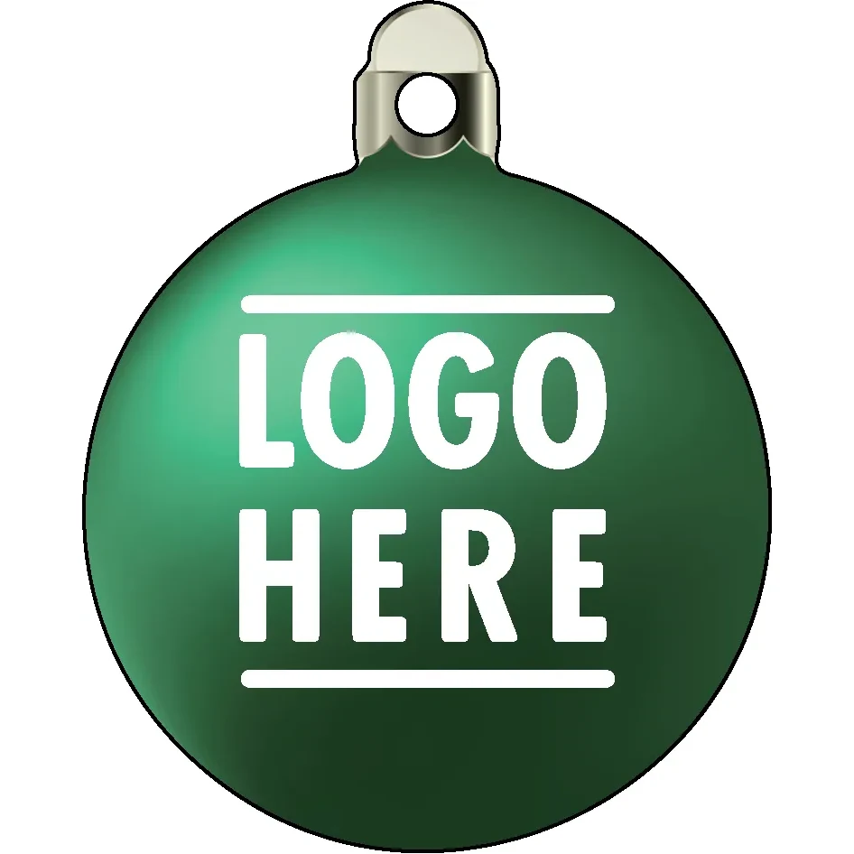 1/4" Recycled Wood Ornaments-Bulb 1 - Green 1