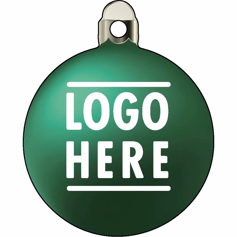 1/4" Recycled Wood Ornaments-Bulb 1 - Green