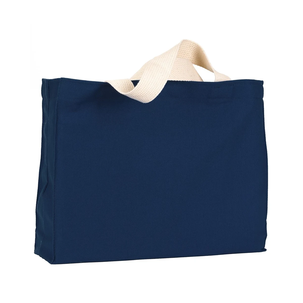 USA-Made Canvas Medium Gusset Tote Bag - BA750, custom tote bag with logo imprint 1