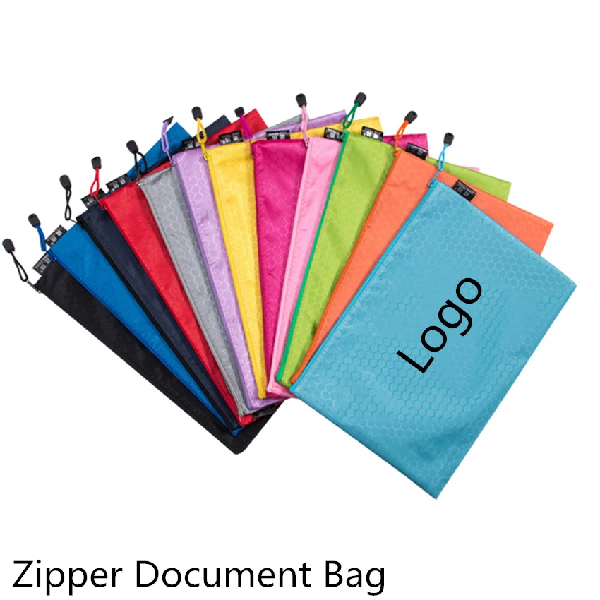 Office A4 Waterproof Zipper Document Bag 1